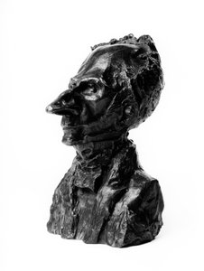 I busti carichi delle "Celebrites du Juste Milieu" Caricatura di Jacques Lefevre, deputato e banchiere da Honoré Daumier