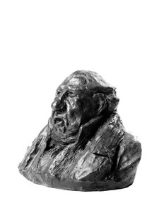 I busti caricati delle "Celebrità del Giusto Mezzo". Caricatura di Jean Marie Harle. La torta. Scultura di Honore Daumier