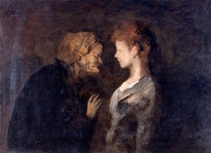 La confidenza, Il segreto da Honoré Daumier