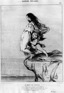 La morte di Saffo (Saffo). “Giovane donna, vedi o guidaci Amore! Sotto i nostri piedi così carini, il mendicante scava un abisso, o cadiamo facilmente; perché dal piacere al crimine la via è molto breve.” Serie de l