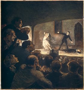 Il dramma, ca 1860 da Honoré Daumier