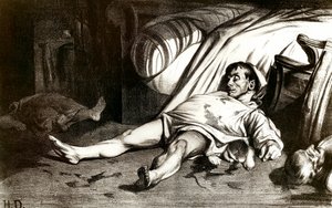 Il massacro di Rue Transnonain il 14/04/1834: i militari massacrano gli abitanti dell