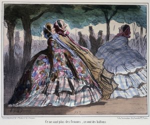 Non sono donne, sono palloni - di Daumier da Honoré Daumier