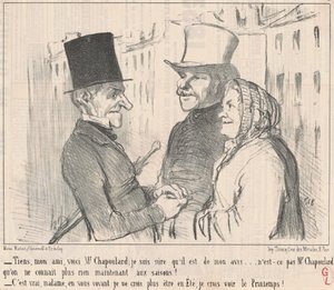 Tiens, mon ami, voici M. Chapoulard da Honoré Daumier