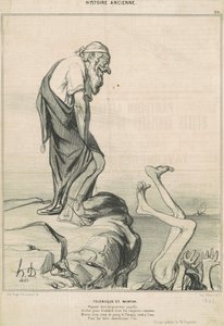 Telemaco e Mentore da Honoré Daumier
