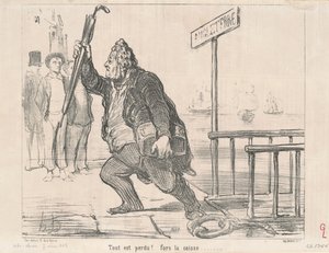 Tutto è Perduto! Tranne la Cassa da Honoré Daumier
