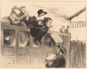Trenta secondi di stazione da Honoré Daumier