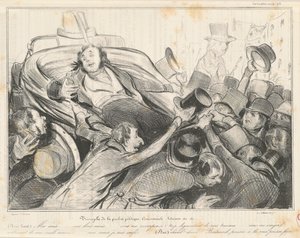 Trionfo della probità politica commerciale da Honoré Daumier
