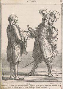 Turgot -- Ebbene mio povero Condé... da Honoré Daumier