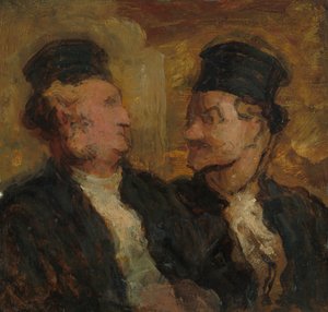 Due avvocati da Honoré Daumier