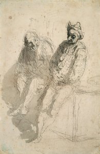 Due Saltimbanchi da Honoré Daumier