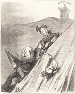 Un Sentiero Pericoloso da Honoré Daumier