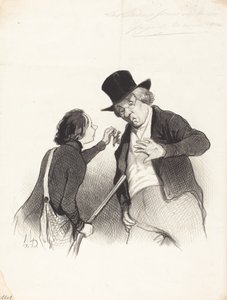 Un inizio alla caccia da Honoré Daumier