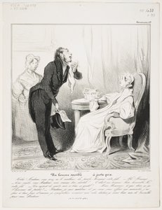 Un uomo sensibile (Caricaturana 43) da Honoré Daumier