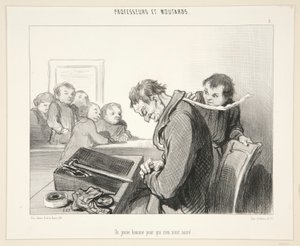 Un giovane per cui nulla n da Honoré Daumier