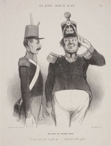 Un giorno di grande tenuta da Honoré Daumier