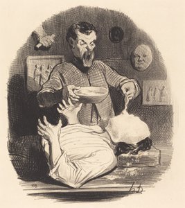 Un signore che vuole darsi la soddisfazione... da Honoré Daumier