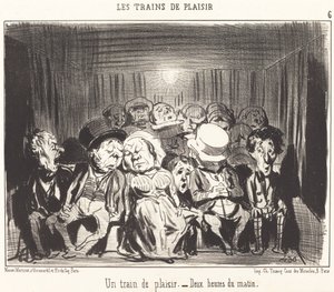 Un treno di piacere da Honoré Daumier