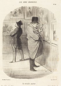 Un vero amatore da Honoré Daumier