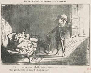 Un amico che si è invitato... da Honoré Daumier