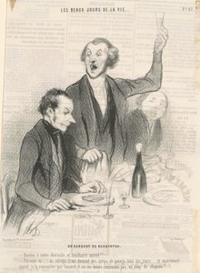 Un Banchetto di Barbisti da Honoré Daumier