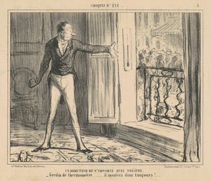Un direttore di qualsiasi teatro da Honoré Daumier