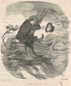 Un leggero colpo di vento da Honoré Daumier