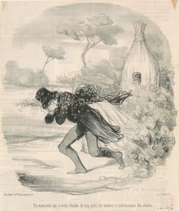 Un signore che voleva studiare ... i costumi ... delle api da Honoré Daumier