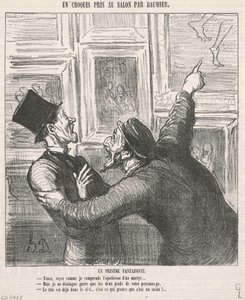 Un pittore fantasioso da Honoré Daumier
