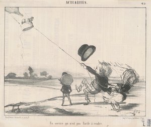 Un servizio... non facile da rendere da Honoré Daumier