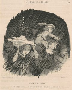 Una sera di festa nazionale da Honoré Daumier