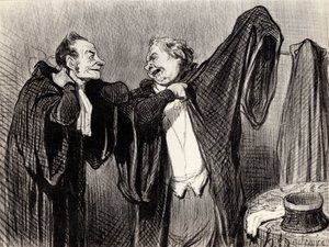 Tra colleghi, 1845-1848 da Honoré Daumier