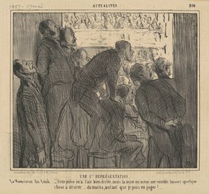 Una Prima Rappresentazione della Borsa da Honoré Daumier
