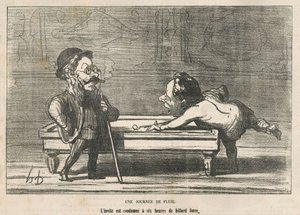Una giornata di pioggia da Honoré Daumier
