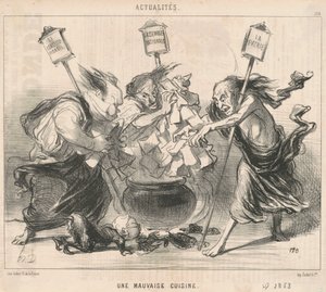 Una cattiva cucina da Honoré Daumier