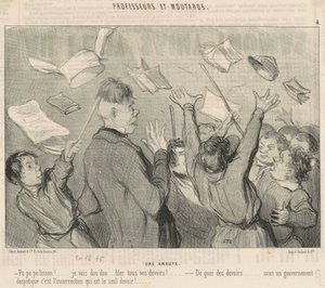 Una sommossa da Honoré Daumier