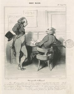 Una lite tedesca da Honoré Daumier