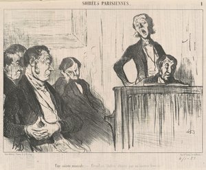 Una serata musicale da Honoré Daumier