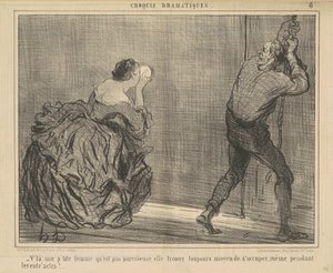Ecco una piccola donna che non è pigra... da Honoré Daumier