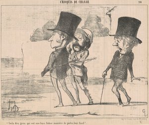 Ecco delle persone che hanno... un modo terribile... da Honoré Daumier