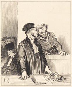 Ecco il ministero pubblico che vi dice cose... sgradevoli... da Honoré Daumier