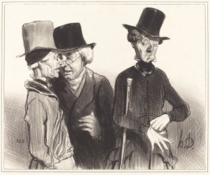 Ecco! sei diventato pensionato, io medico, lui... da Honoré Daumier