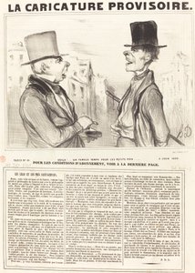 Ecco!... un famoso tempo per i piselli... da Honoré Daumier