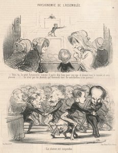 Vois-tu, le petit estancelin comme il parle ... da Honoré Daumier