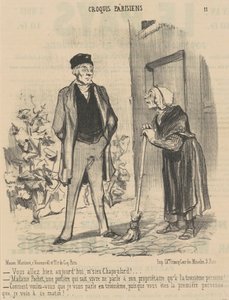 Come va oggi, signor Chapoulard? da Honoré Daumier