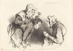 Vous allez voir!... ça va arrêter le sang... da Honoré Daumier