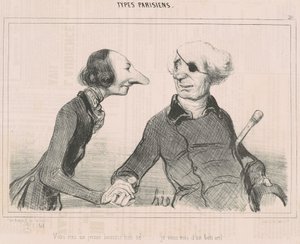 Vous êtes un jeune homme bien né!... da Honoré Daumier