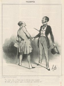 Vieni a cena, mia moglie cena in città ... da Honoré Daumier