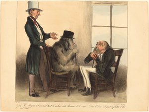 Voyez, Mr. Mayeux, cet animal... da Honoré Daumier