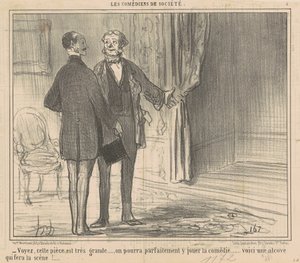 Vedete, questo pezzo è molto grande... da Honoré Daumier